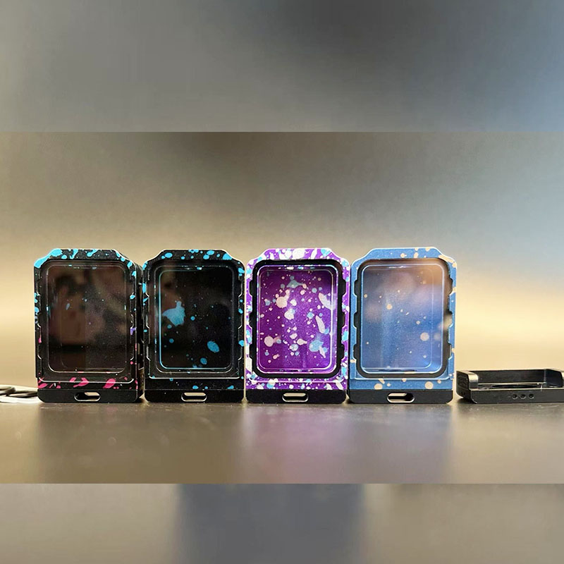 Vaffle Customized WICK'D XO Style Boro Tank WICK D XO Boro Tank aluminum for BB / Billet AIO Box Mod Kit - Image 7