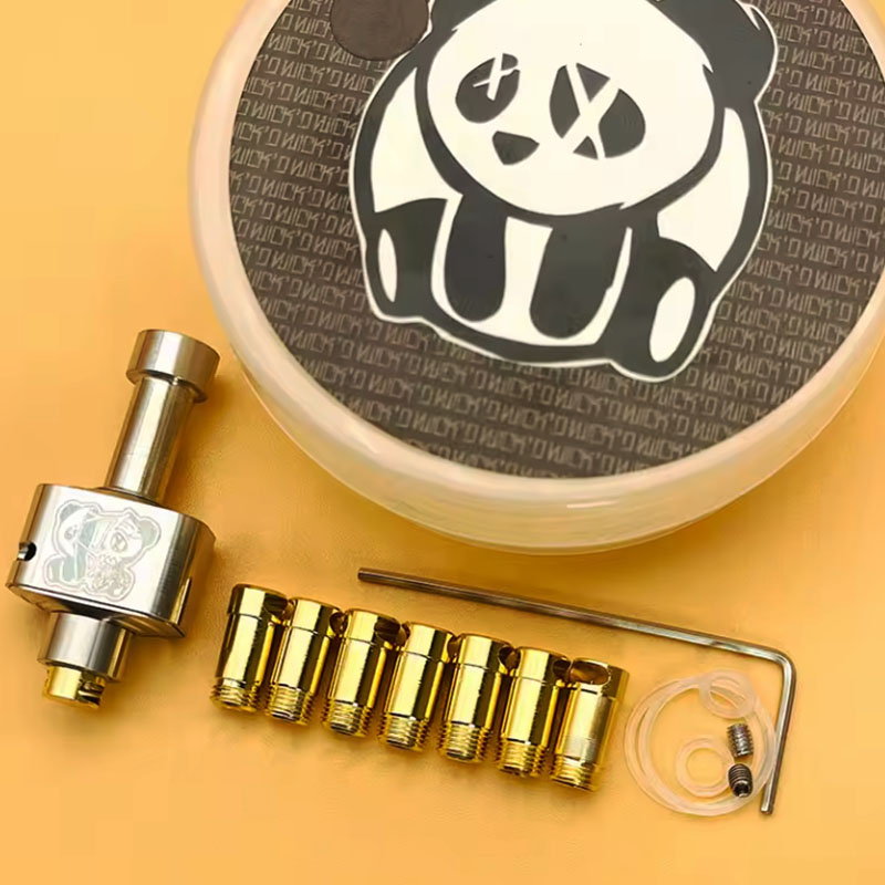 VAFFLEE Wick'D REMIX’D RBA Revised Styled Bridge 316ss With 7PCS Air Pins for Boro Devices / Billet / BB Mod Kit Panda V4 RBA - Image 7