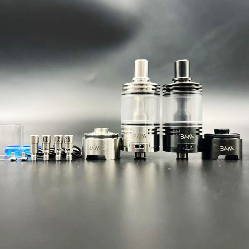 Vafflee Baya RTA Atomizer 316ss 22mm 4.2ml Single Coil Rebuildable Tank With 1.0/1.5/2.0/2.5mm AFC Pins Аnd Side Air Kit - Image 7