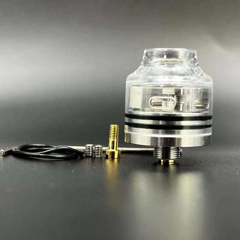 Vafflee WASP Nano RDA Atomizer 316 SS 22mm diameter Single Coil Rebuildable Tank With BF Squonk Pin - Image 11