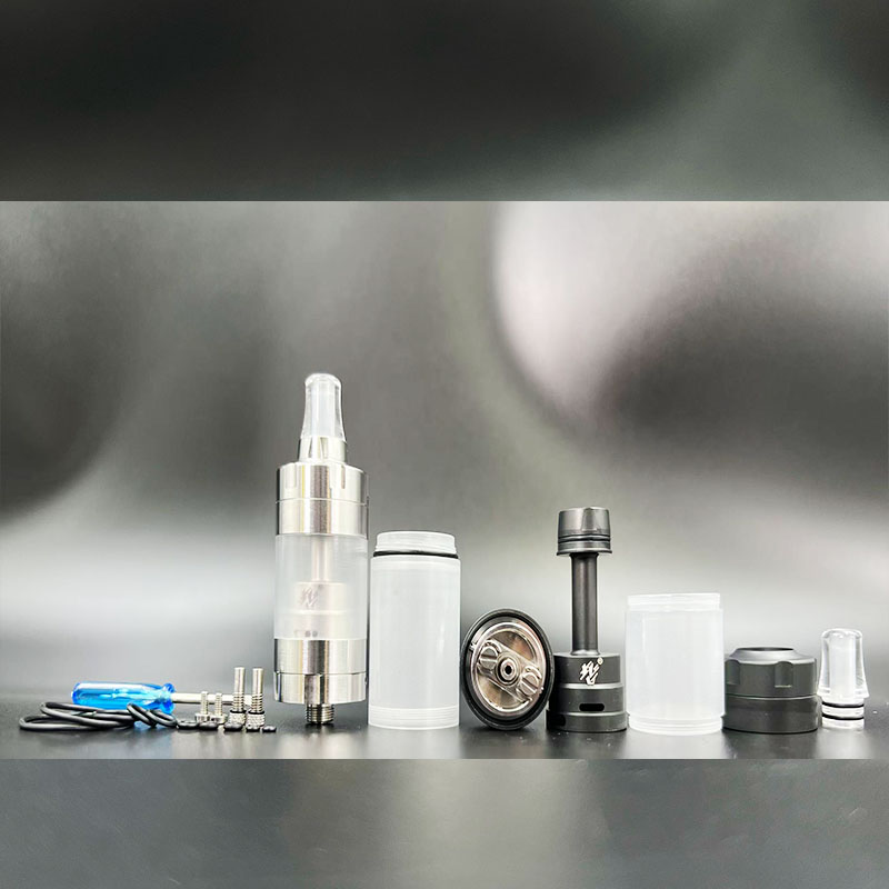 Vafflee BY-Ka V10 by ka 10 MTL RTA Atomizer 5ml 22mm 316ss Top Fill Single Coil Rebuildable Vape Tank With 1.2mm 1.4mm 1.7mm AFC Pins - Image 8