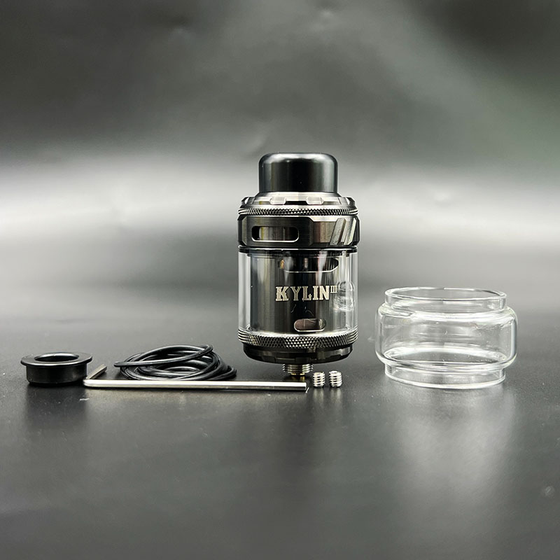 Vafflee Kylin V3 RTA Atomizer 6ml 25mm Single/Dual Coil Creative Honeycomb Airflow Rebuildable Tank Vape E-Cigarette - Image 8