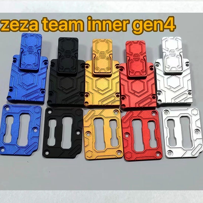 Vafflee Hot zeza team vape Style Inner gen 4 Plate Smitch Button Set Aluminum Alloy for SXK BB Style 70W Billet Mod Vape Accessories