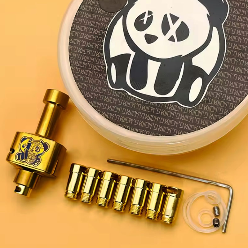 VAFFLEE Wick'D REMIX’D RBA Revised Styled Bridge 316ss With 7PCS Air Pins for Boro Devices / Billet / BB Mod Kit Panda V4 RBA - Image 8