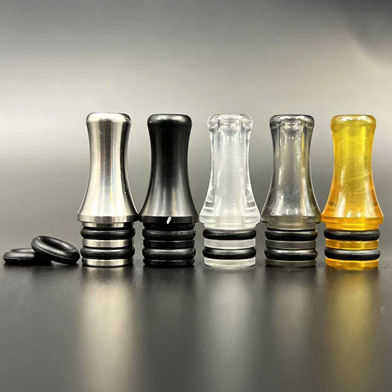 Vafflee 510 MTL Drip Tip PC PEI POM Stainless Steel Material For Kayfun Lite Plus RTA Vaporizer Tank Accessory