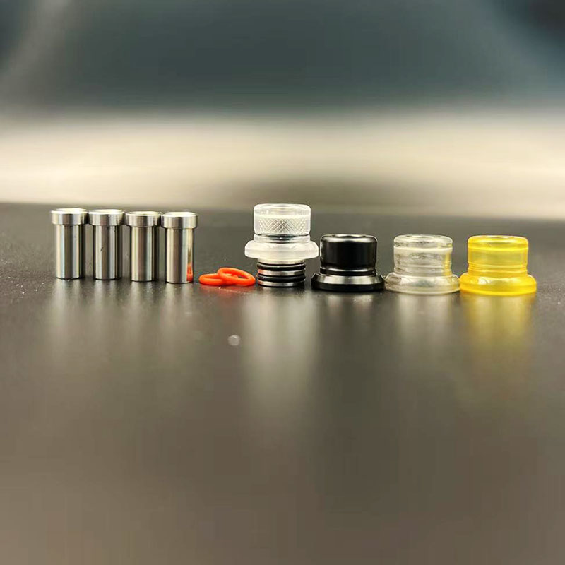 Vafflee Mission Style 510 Drip Tip Set 1.5mm 2.5mm 3.7mm 4.5mm With 4 Replacement for SXK BB Box Mod Vape Mouthpiece Accessories - Image 2