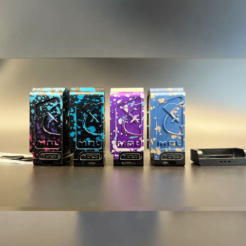 Vaffle Customized WICK'D XO Style Boro Tank WICK D XO Boro Tank aluminum for BB / Billet AIO Box Mod Kit - Image 8