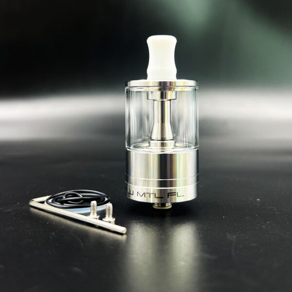 Vafflee Dvarw MTL FL RTA 24mm mtl vape Single Coil Rebuildable Tank Vape rta Atomizer tank 3.5ml / 6.0ml 24mm 316ss glass Atomizer - Image 10
