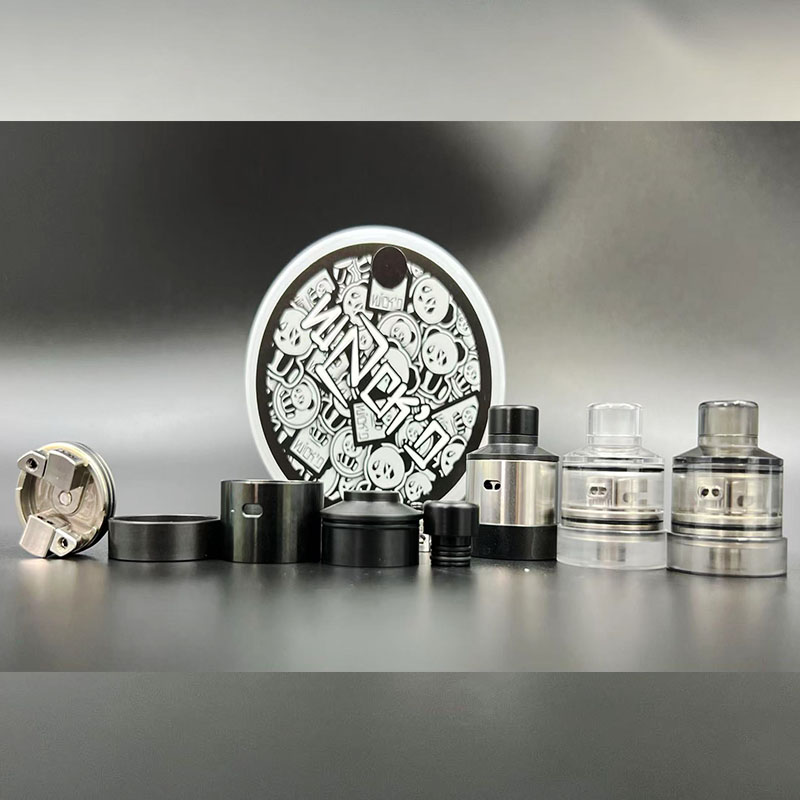 Vafflee w2ckd rda mtl rda vape tank 316ss RDA mtl tank vape rda Rebuildable Dripping Atomizer rda with BF pin