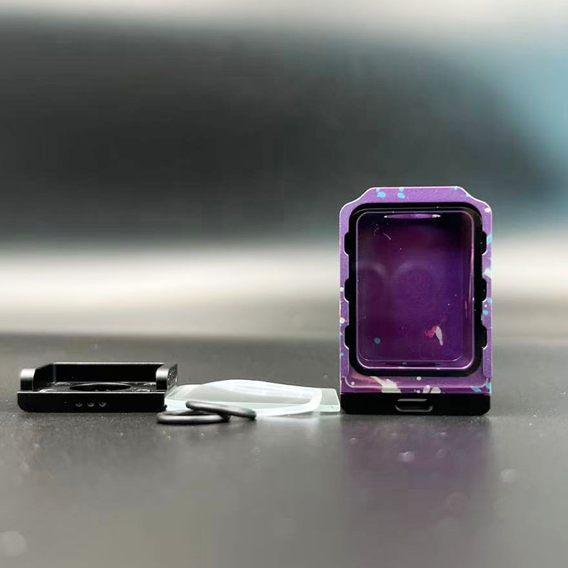 Vaffle Customized WICK'D XO Style Boro Tank WICK D XO Boro Tank aluminum for BB / Billet AIO Box Mod Kit - Image 9