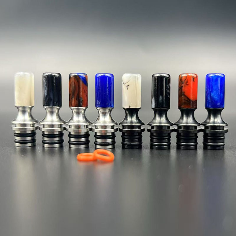 Vafflee Ivant Style 510 MTL Drip Tip Stainless Steel+POM Heat Resistance Mouthpiece for RDA RTA Tank Atomizer Cigarette Accessory