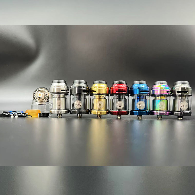 Vafflee Zeus x Mesh RTA Atomizer 3.5/4.5ml Diameter 25mm 316ss Dual Coil Rebuildable RTA Tank Vape E-cigarette