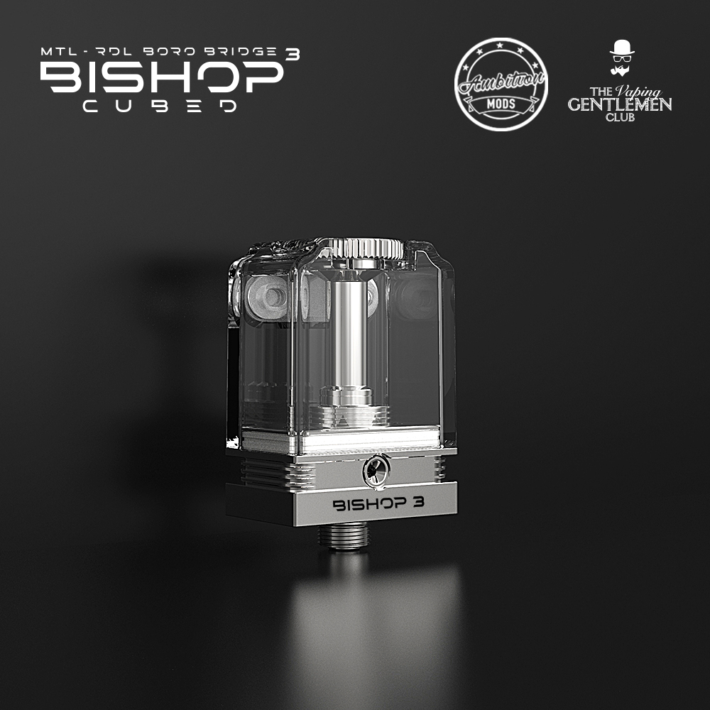 Authentic Original Ambition Mods Bishop 3 Bishop³ Cubed RBA Boro Tank for SXK BB/Billet box aio mod
