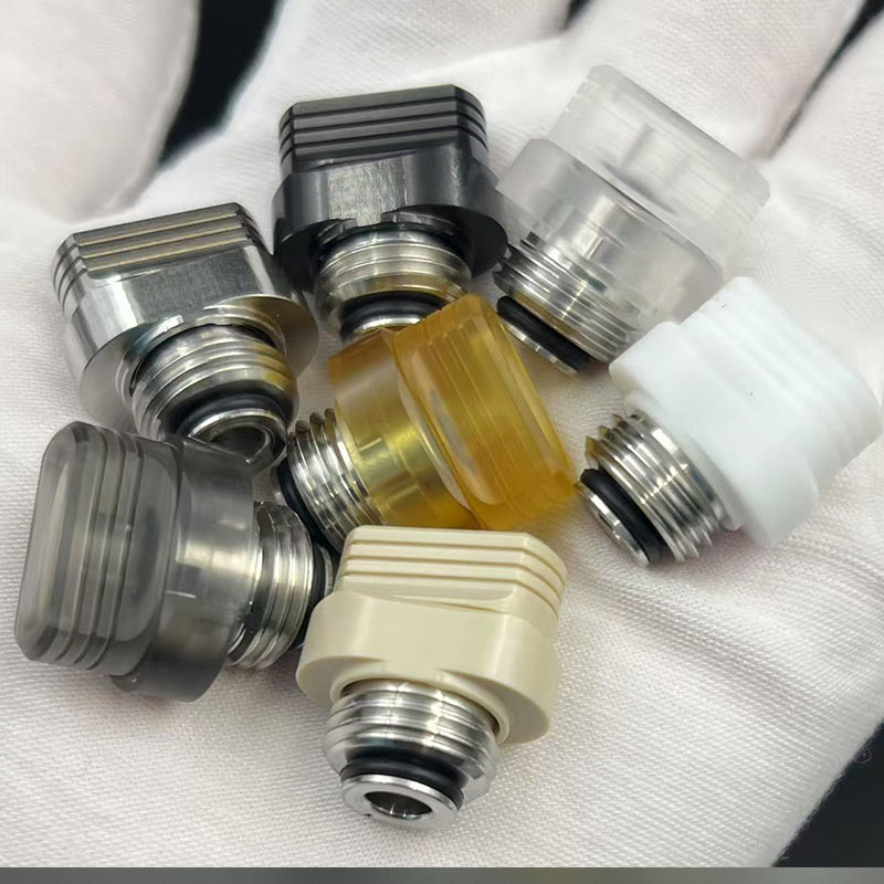 Vafflee vape PRC Protocol MVP Style Drip Tip for BB / Billet / Boro AIO Box Mod vs PRC Quantum Style 510 / BB Drip Tip kit