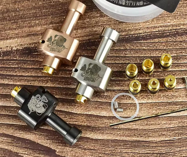 VAFFLEE Wickd Remixd Sturdy MFG Style RBA Bridge for BB Billet Boro Tank 1.2–4.5mm Air Pins Rebuildable Vape Atomizer