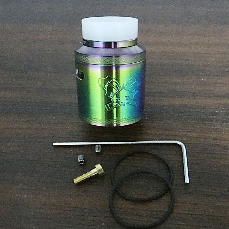 Vafflee Dead Rabbit V2 RDA Atomizer with Squonk BF PIN Dual Coil deck Vape Tank 24mm rda - Image 11