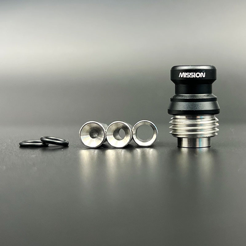 Vafflee Mission XV Cosmos Style Drip Tip Air Holes Diameters 2.0mm 3.0mm 4.5mm for SXK BB / Billet Box Mod Kit Accessories - Image 4