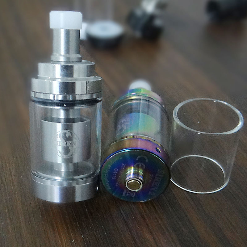 Vafflee Siren V2 GTA MTL RTA Rebuildable Atomizer 2ml/4.5ml 24mm Diameter 510 Thread RTA Tank Bottom Airflow Adjustment Vape Pen - Image 14