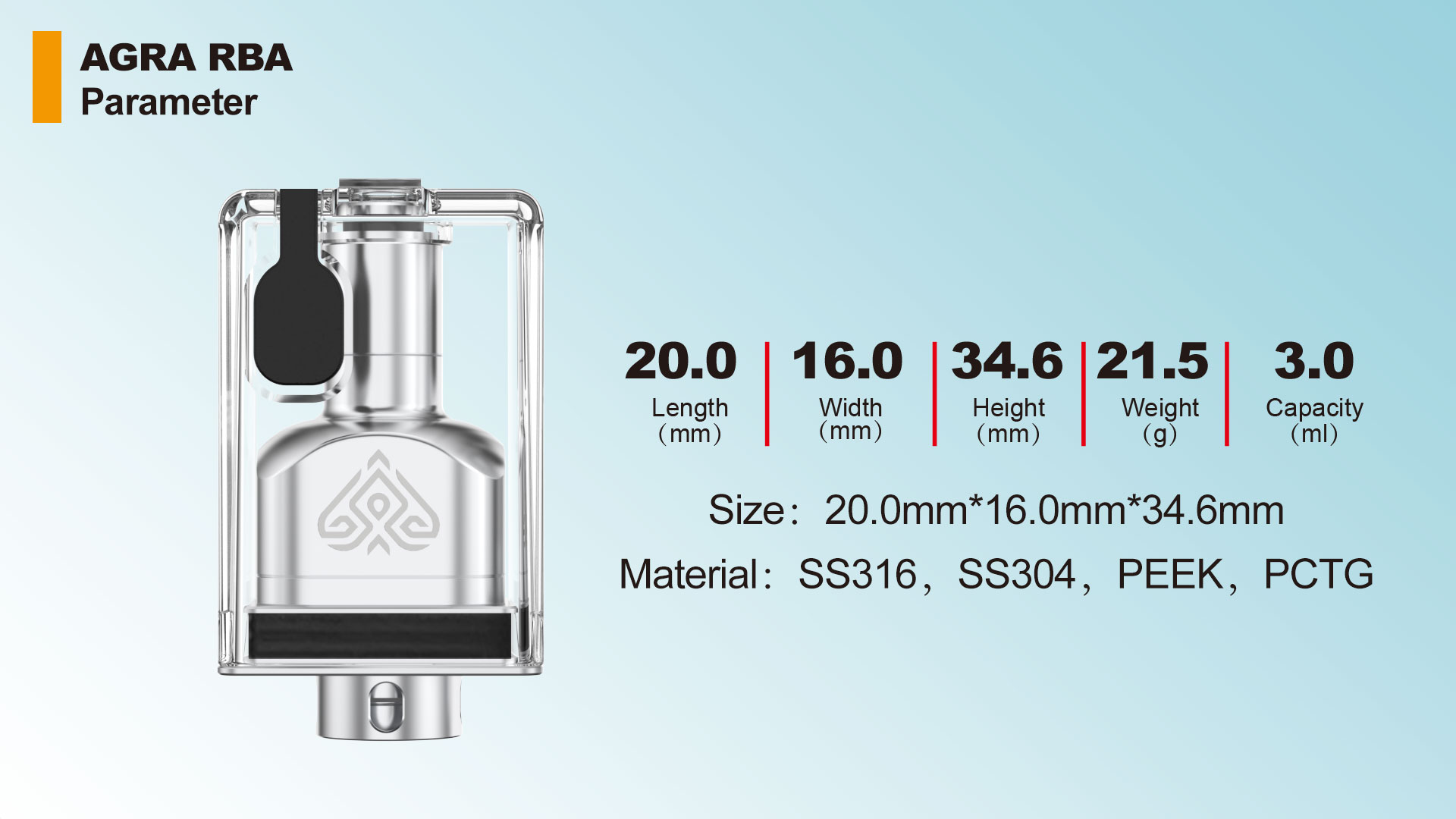 Authentic Ambition Mods AGRA RBA Boro Tank Bottom Airflow Adjustable System with 7 Air Pins for BB Billet Box DTL RDL MTL Vaping Styles - Image 3