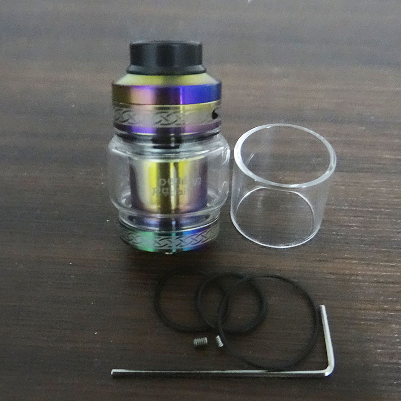 Vafflee Dead Rabbit V2 RTA 2ml 5ml Replaceable Tank with Y-type Deck Push-to-open refilling system top airflow Atomizer - Image 4