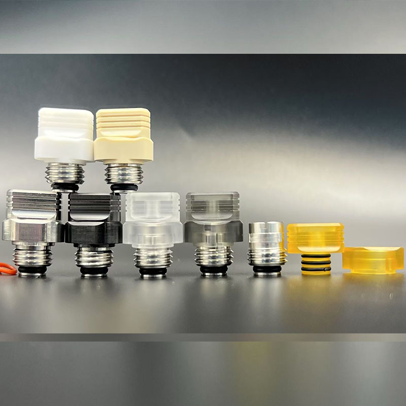 Vafflee vape PRC Protocol MVP Style Drip Tip for BB / Billet / Boro AIO Box Mod vs PRC Quantum Style 510 / BB Drip Tip kit - Image 11