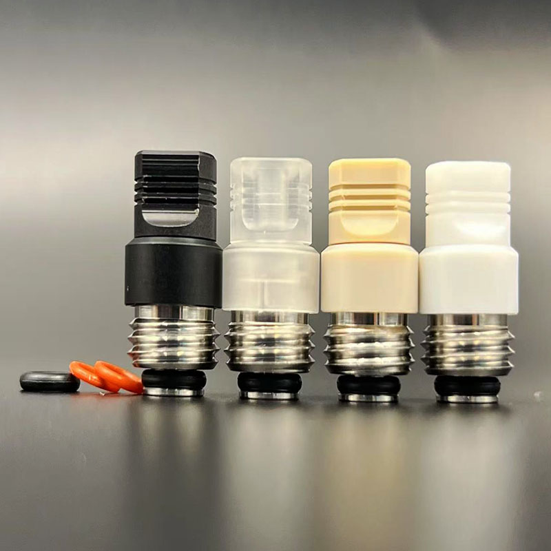 Vafflee PRC v1 Quantum Shifter Style 510 BB Drip Tip 316SS POM PC PEEK PEI material for Billet Box SXK BB Box Mod Vape Accessory