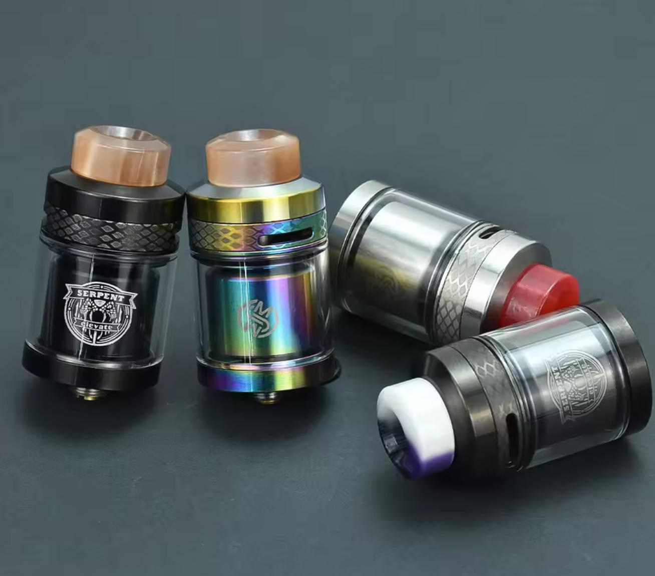 Vafflee SERPENT ELEVATE RTA 24mm vape atomizer 3.5ml/4.5ml tank rebuildable Top Filling Airflow Adjustable e-cigarette rta - Image 3