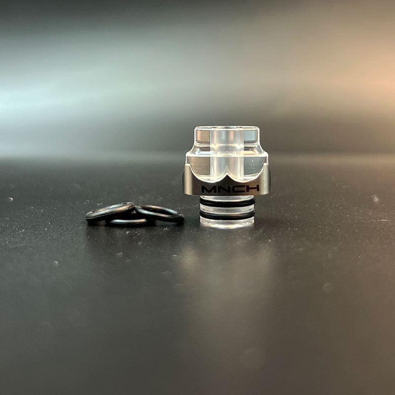 Vafflee vape 510 drip tip Mnch Monarchy 4.6mm Inner Diameter 316ss+PC POM PEEK material for RTA RDA RDTA Tank Atomizer Vape Accessories - Image 4