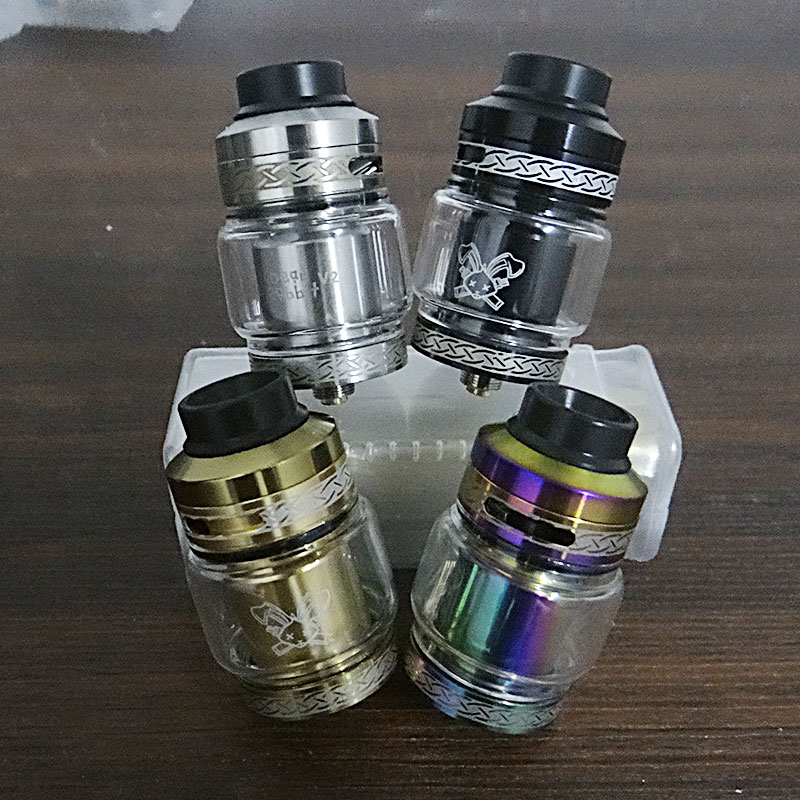 Vafflee Dead Rabbit V2 RTA 2ml 5ml Replaceable Tank with Y-type Deck Push-to-open refilling system top airflow Atomizer - Image 5