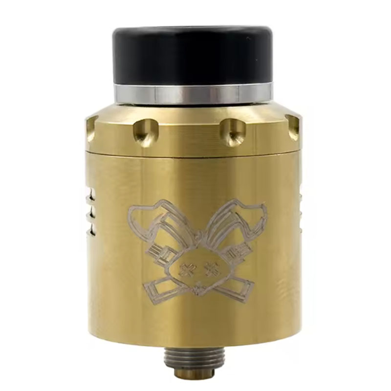 Vafflee Dead Rabbit V3 RDA 24mm Tank Single/Dual Coil Steel Material Atomizer 510 Squonk for 510 Thread Mod - Image 6