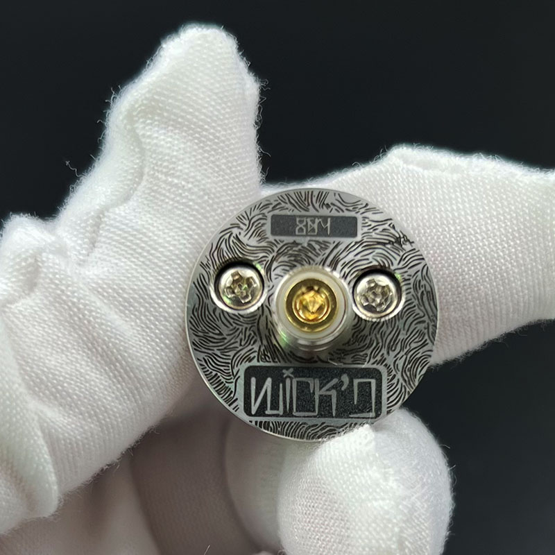 Vafflee Ecig Vape Pen Atomizer Wick D RDA Rebuildable Tank with BF Pin 22mm 316 SS for 510 Thread Box Mod Mechanical Mods - Image 4