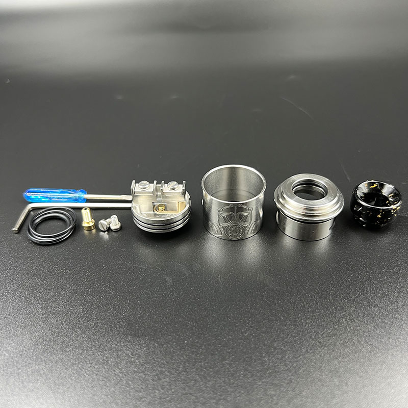 Vafflee Apocalypse RDA GEN 2 RDA with squonk BF PIN 24mm Atomizer Single Coil or Dual Coils Rebuildable Tank for 510 thread vape mods - Image 4