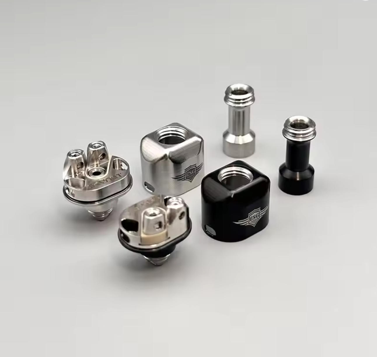 VAFFLEE ESG Skynet Style RBA Bridge 316SS Air Pins 1.0 / 1.2 / 1.5 / 2.0 / 2.5 / 3.0 / 3.5mm for SXK BB / Billet Box Mod Kit / Boro Box - Image 4