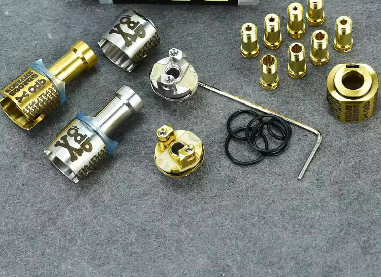 VAFFLEE Monarchy M2 Mobb v2 Style Rba Bridge ODB Pattern Wick'D Remix'D Panda V3 V4 Rba for BB Billet Boro Box Mod - Image 4