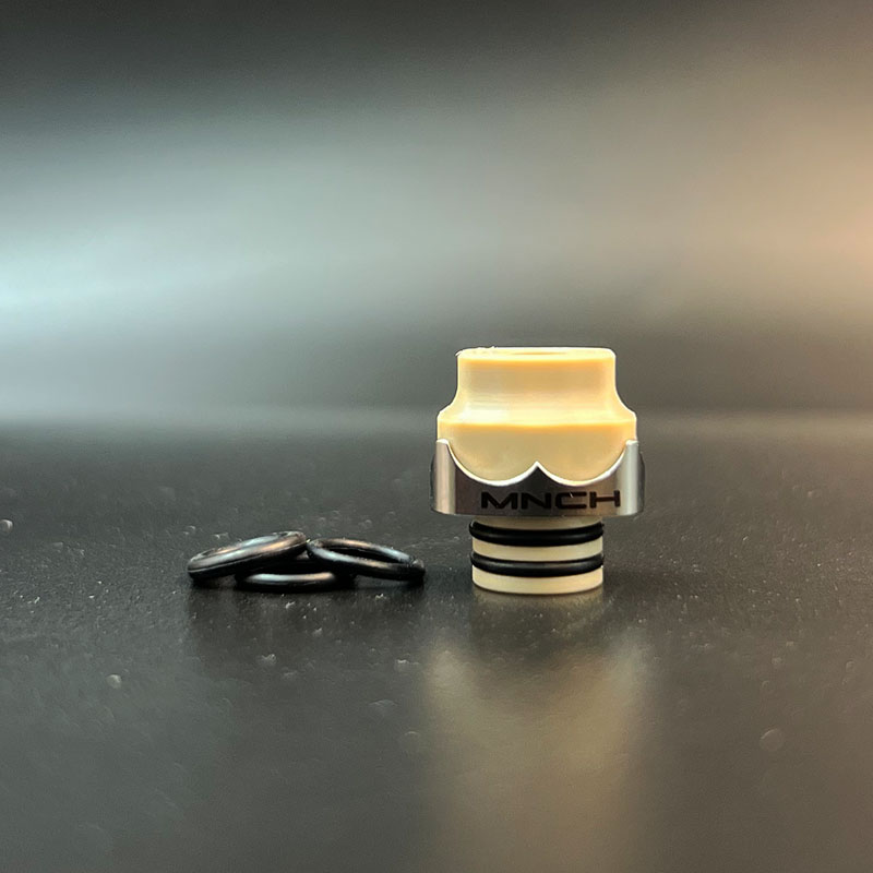 Vafflee vape 510 drip tip Mnch Monarchy 4.6mm Inner Diameter 316ss+PC POM PEEK material for RTA RDA RDTA Tank Atomizer Vape Accessories - Image 5