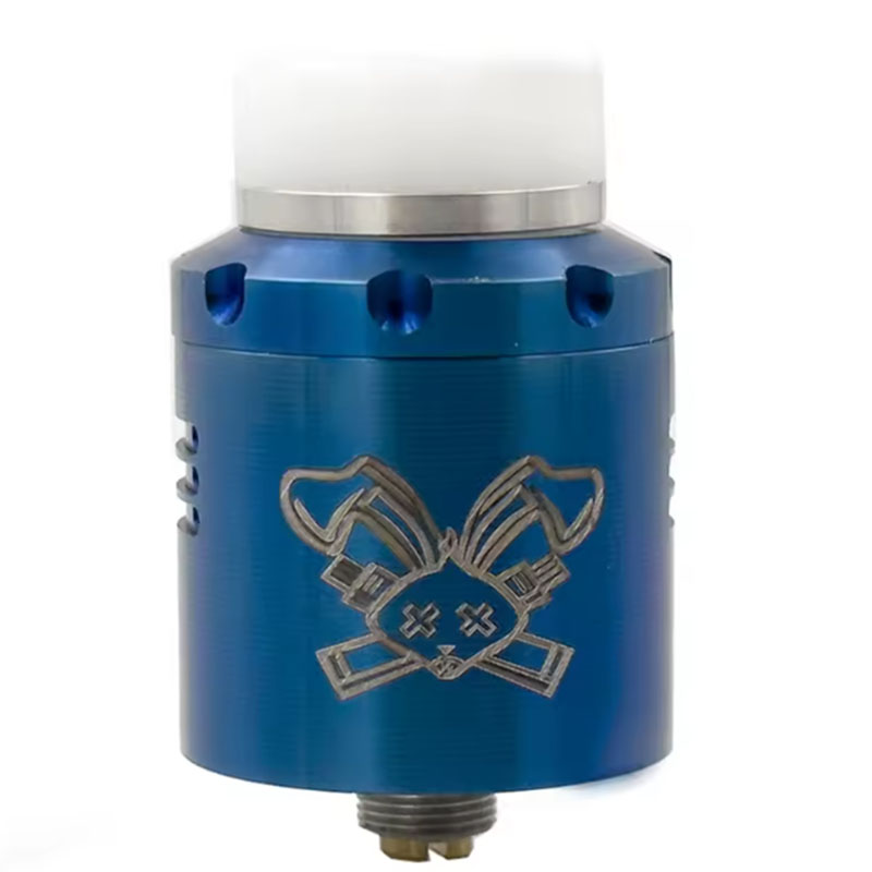 Vafflee Dead Rabbit V3 RDA 24mm Tank Single/Dual Coil Steel Material Atomizer 510 Squonk for 510 Thread Mod - Image 7