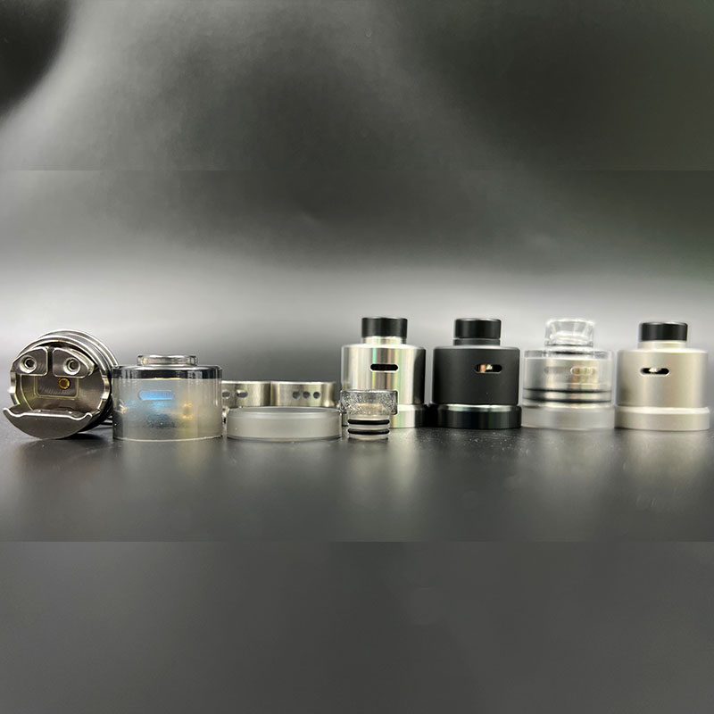 Vafflee Ecig Vape Pen Atomizer Wick D RDA Rebuildable Tank with BF Pin 22mm 316 SS for 510 Thread Box Mod Mechanical Mods - Image 5