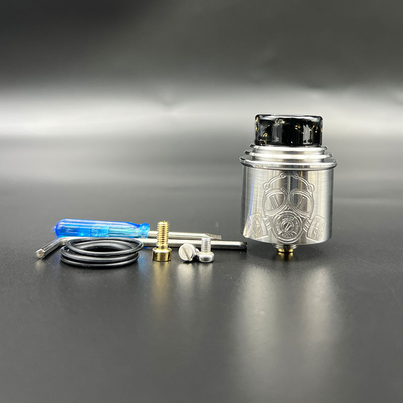 Vafflee Apocalypse RDA GEN 2 RDA with squonk BF PIN 24mm Atomizer Single Coil or Dual Coils Rebuildable Tank for 510 thread vape mods - Image 5