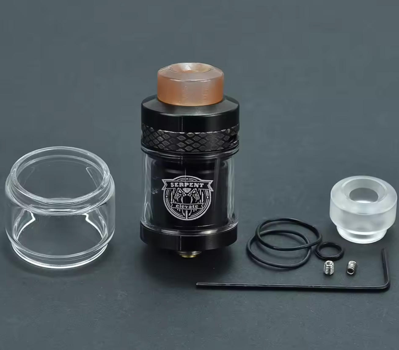 Vafflee SERPENT ELEVATE RTA 24mm vape atomizer 3.5ml/4.5ml tank rebuildable Top Filling Airflow Adjustable e-cigarette rta - Image 5