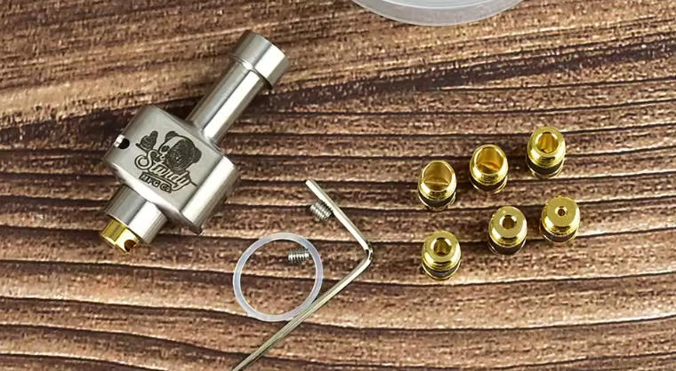 VAFFLEE Wickd Remixd Sturdy MFG Style RBA Bridge for BB Billet Boro Tank 1.2–4.5mm Air Pins Rebuildable Vape Atomizer - Image 5