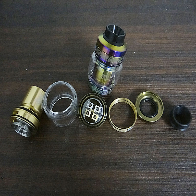 Vafflee Dead Rabbit V2 RTA 2ml 5ml Replaceable Tank with Y-type Deck Push-to-open refilling system top airflow Atomizer - Image 7