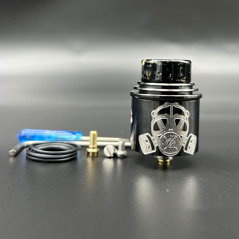 Vafflee Apocalypse RDA GEN 2 RDA with squonk BF PIN 24mm Atomizer Single Coil or Dual Coils Rebuildable Tank for 510 thread vape mods - Image 6