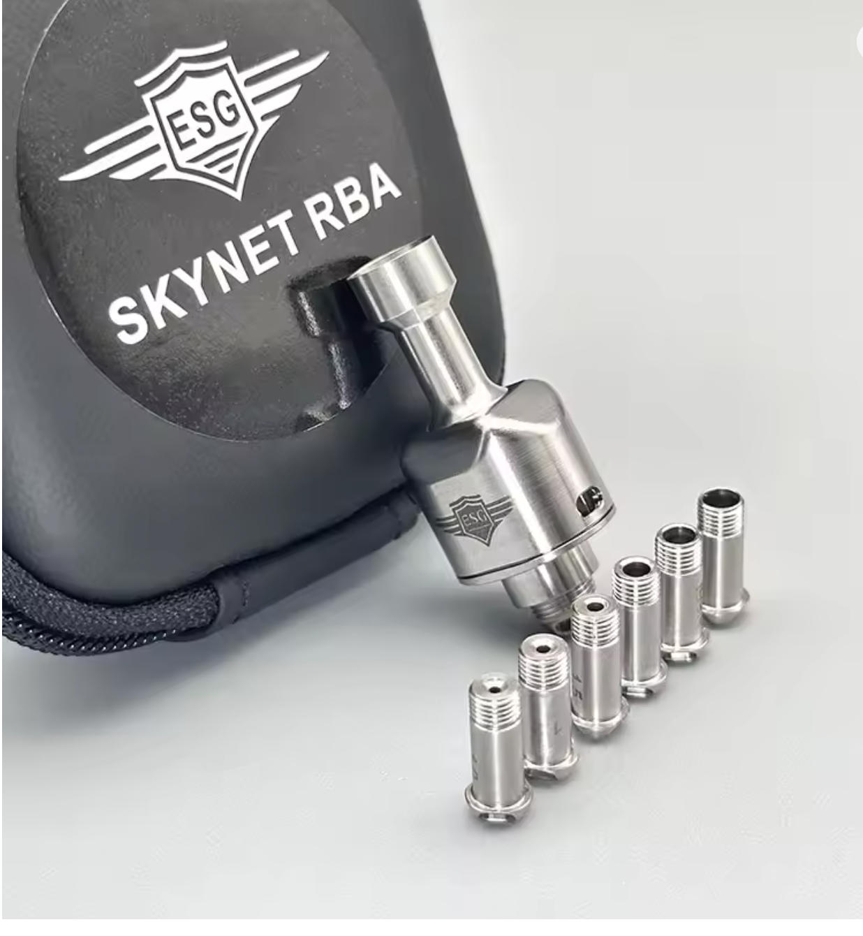 VAFFLEE ESG Skynet Style RBA Bridge 316SS Air Pins 1.0 / 1.2 / 1.5 / 2.0 / 2.5 / 3.0 / 3.5mm for SXK BB / Billet Box Mod Kit / Boro Box - Image 6