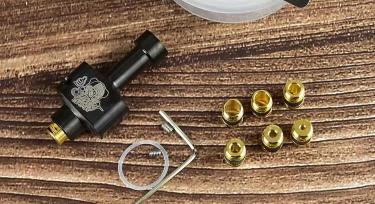 VAFFLEE Wickd Remixd Sturdy MFG Style RBA Bridge for BB Billet Boro Tank 1.2–4.5mm Air Pins Rebuildable Vape Atomizer - Image 6