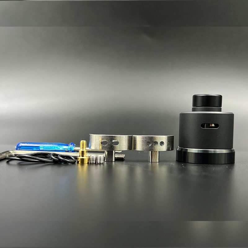 Vafflee Ecig Vape Pen Atomizer Wick D RDA Rebuildable Tank with BF Pin 22mm 316 SS for 510 Thread Box Mod Mechanical Mods - Image 7