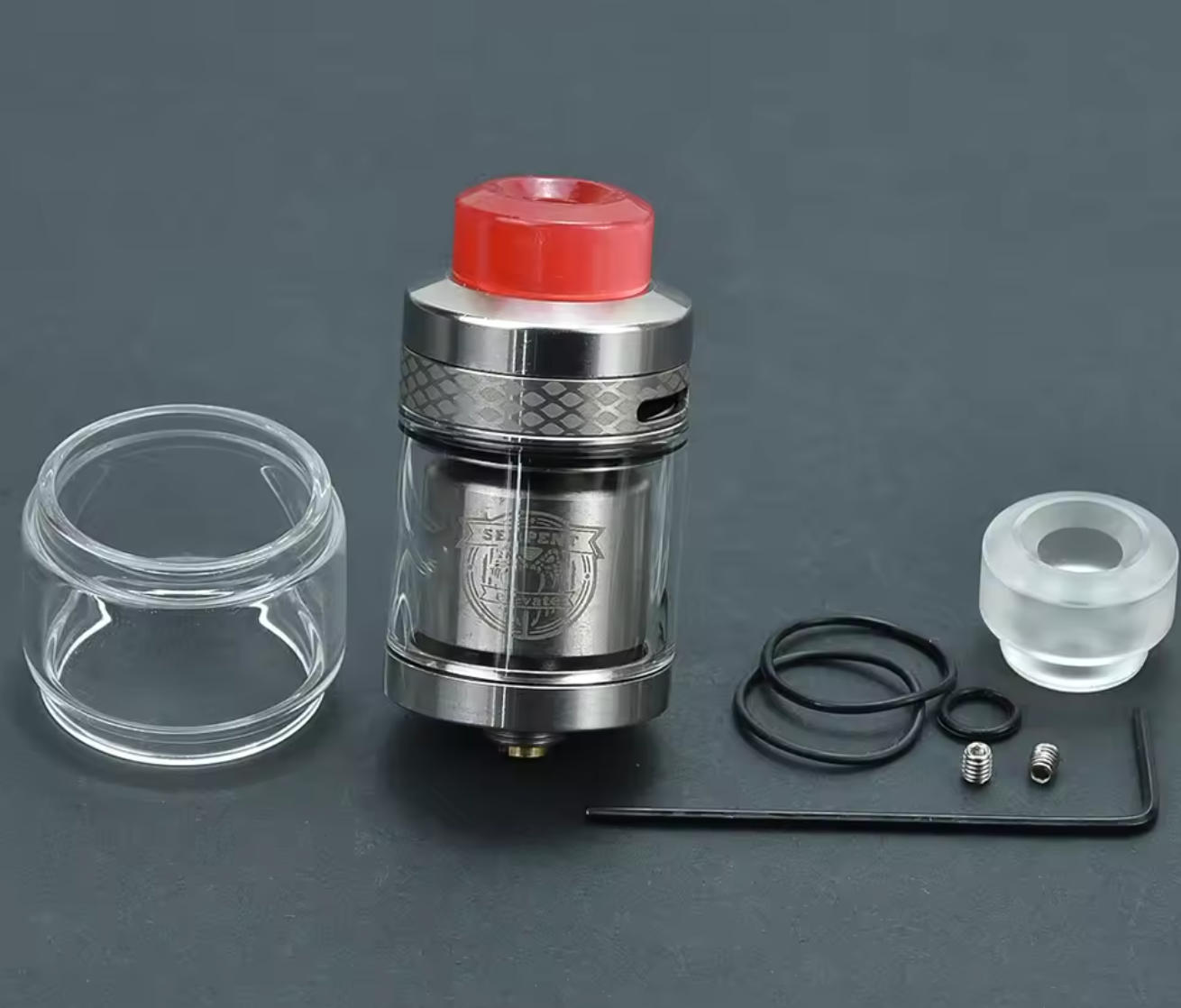 Vafflee SERPENT ELEVATE RTA 24mm vape atomizer 3.5ml/4.5ml tank rebuildable Top Filling Airflow Adjustable e-cigarette rta - Image 7