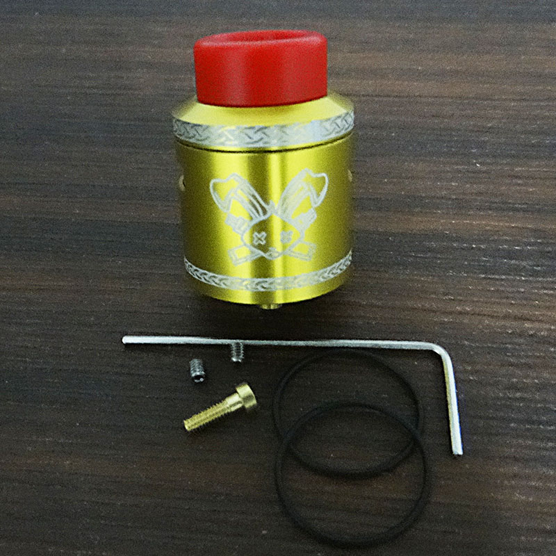 Vafflee Dead Rabbit V2 RDA Atomizer with Squonk BF PIN Dual Coil deck Vape Tank 24mm rda - Image 8