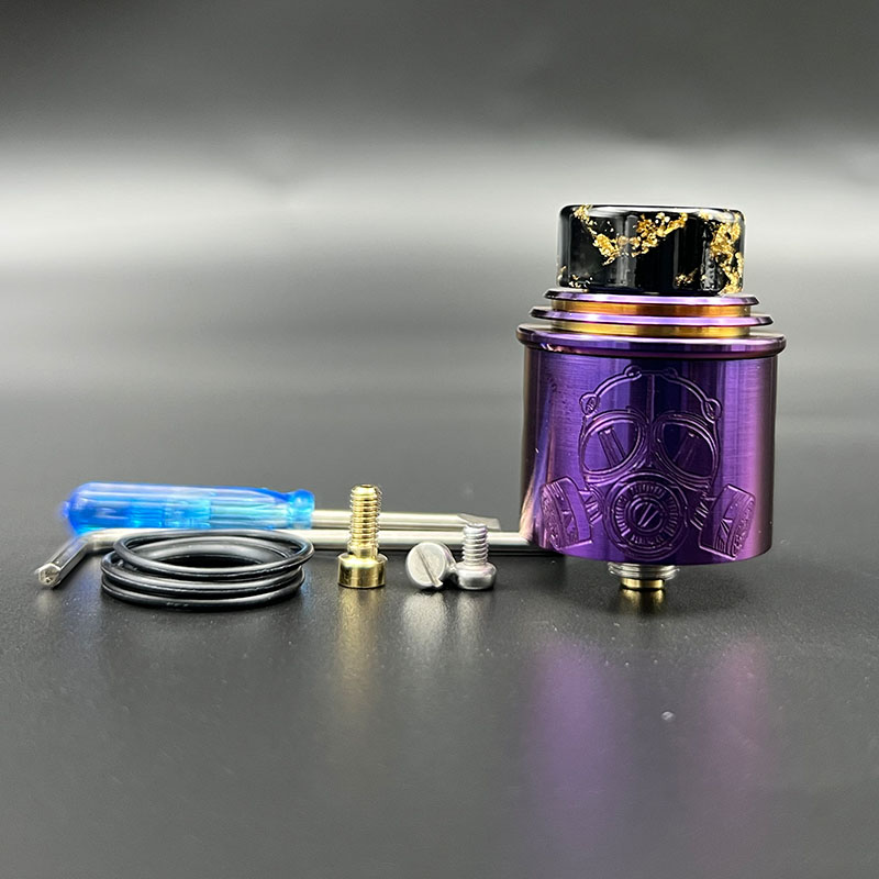 Vafflee Apocalypse RDA GEN 2 RDA with squonk BF PIN 24mm Atomizer Single Coil or Dual Coils Rebuildable Tank for 510 thread vape mods - Image 8