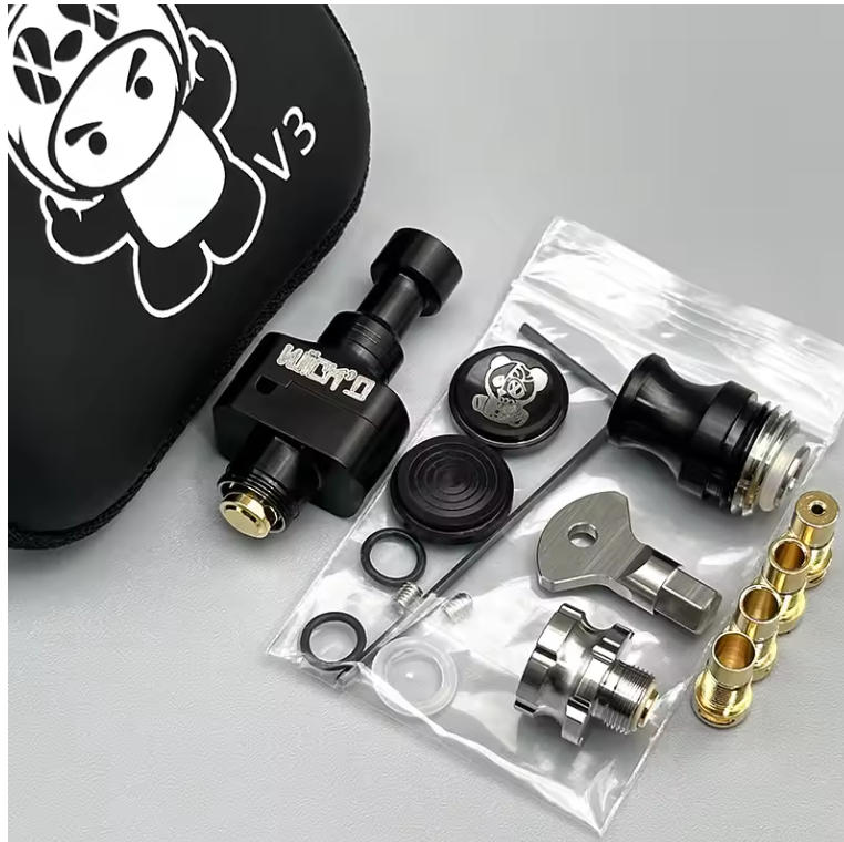 VAFFLEE Panda Rba Wick Bridge D Omega v3 MTL / DL Panda RBA vape Rebuildable Atomizer for SXK BB Billet Box Boro Device - Image 8