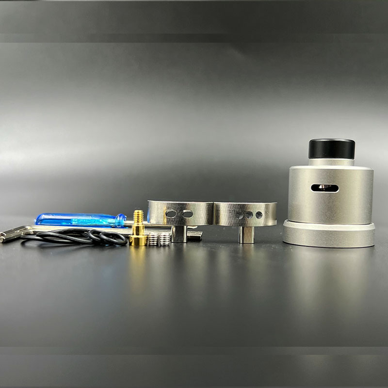 Vafflee Ecig Vape Pen Atomizer Wick D RDA Rebuildable Tank with BF Pin 22mm 316 SS for 510 Thread Box Mod Mechanical Mods - Image 9